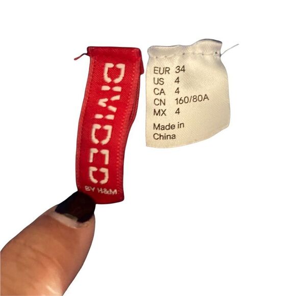 Divided H&M Blue Long Sleeve Sweater Sz 4 - Picture 6 of 7